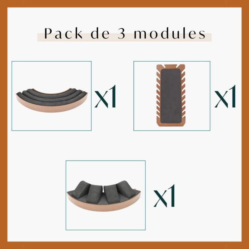 Pack de 3 modules : Collier + montres + bagues