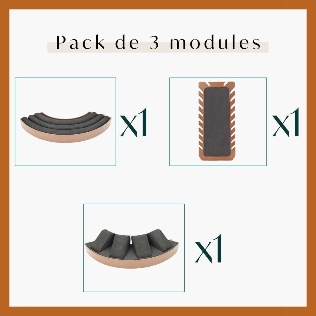 Pack de 3 modules : Collier + montres + bagues
