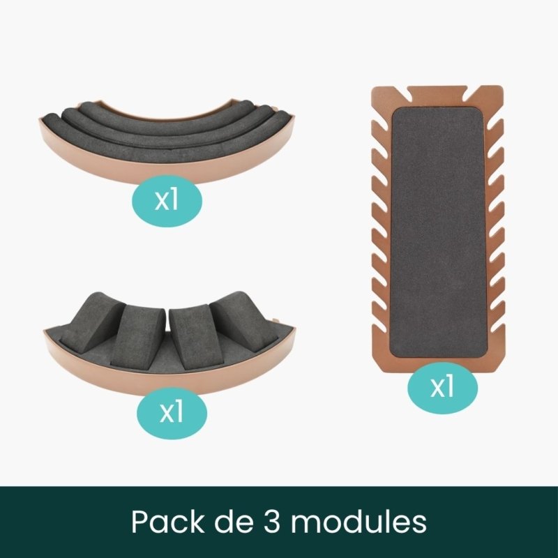 Pack de 3 Modules : colliers + montres + bagues -  terracotta