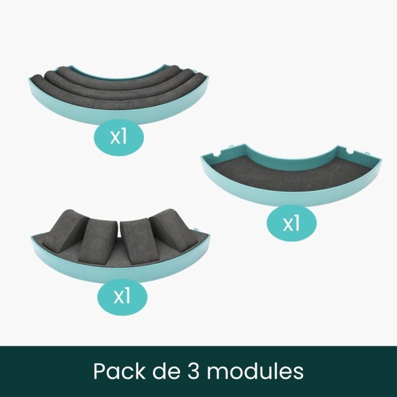 Pack de 3 Modules : montres + bagues + vide-poche   turquoise