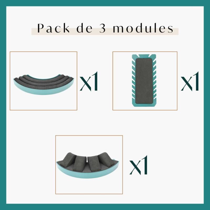 Pack de 3 modules de rangement : Colliers + montres + bagues