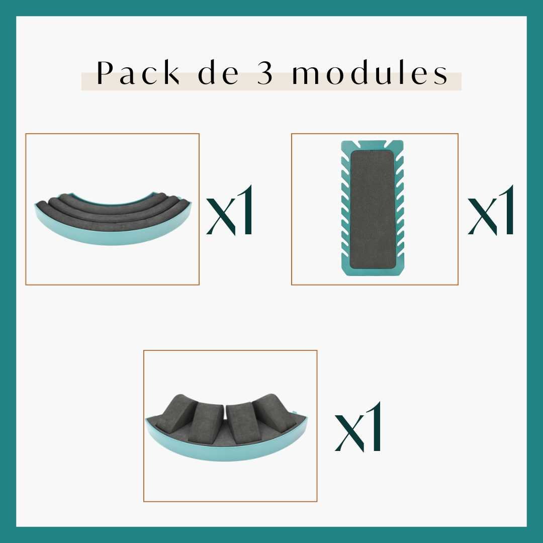 Pack de 3 modules de rangement : Colliers + montres + bagues